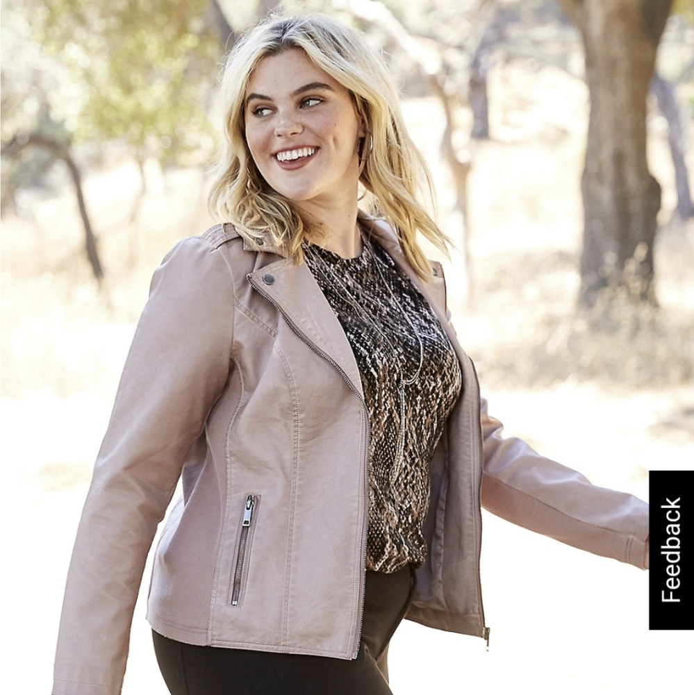 Iso Maurice's faux jacket plus size *notselling*
